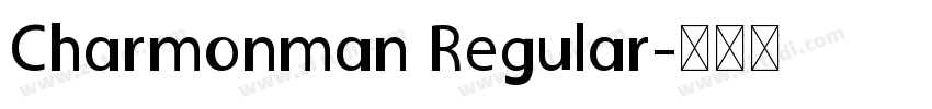 Charmonman Regular字体转换